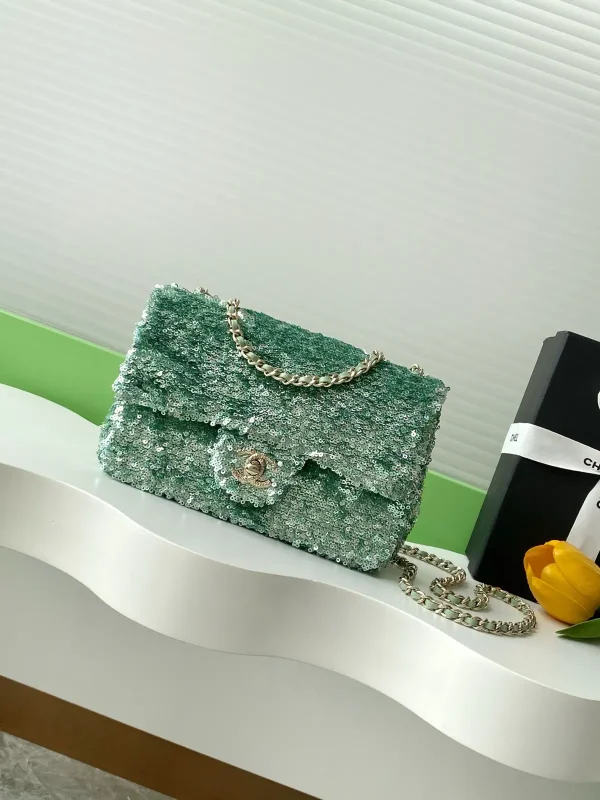 Chanel Sequin Flap Shoulder Bag image 1