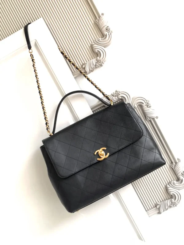 Chanel Quilted Flap Top Handle Bag image 1
