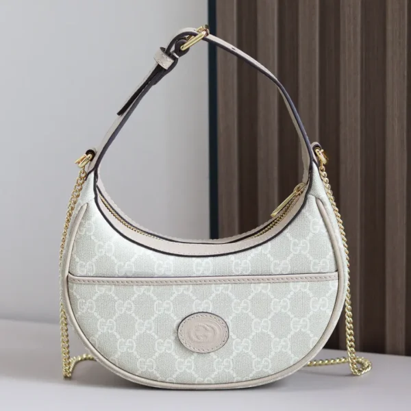 Gucci GG Monogram Half-Moon Mini Shoulder Bag image 1