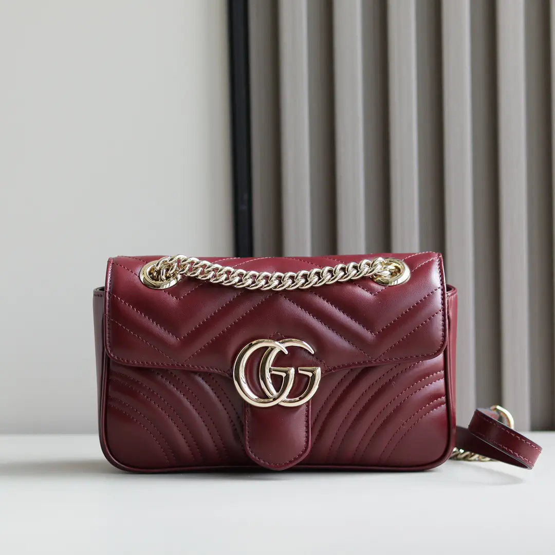 Gucci GG Marmont Quilted Chain Shoulder Bag image 1