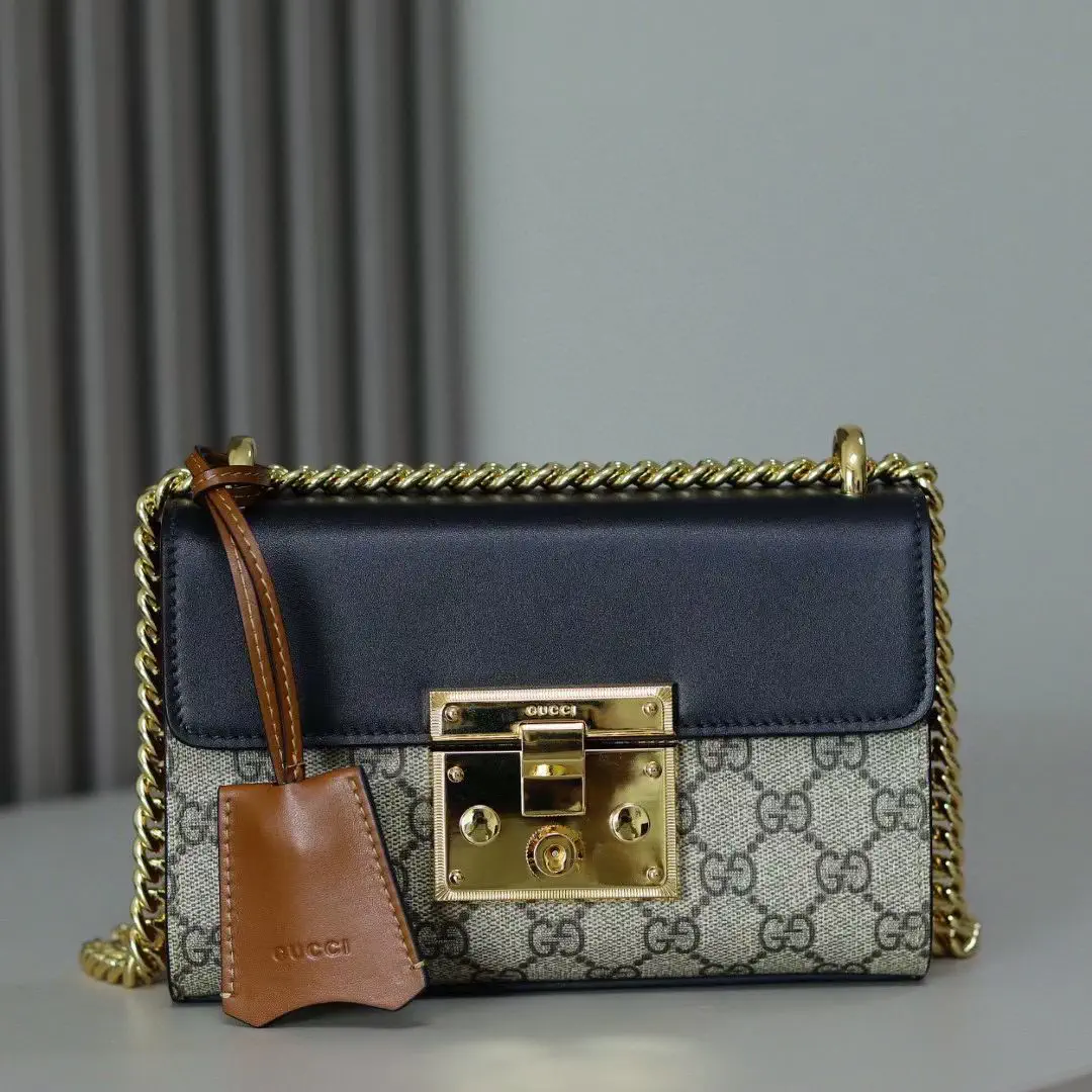 Gucci Monogram Padlock Shoulder Bag image 1