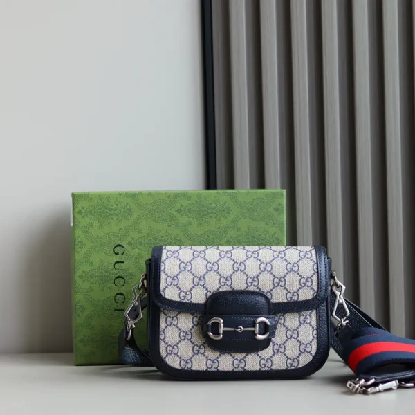 Gucci GG Monogram Saddle Crossbody Bag image 1