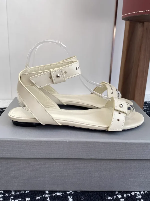 Balenciaga 2025 Spring Summer Punk Style Flat Sandals image 1