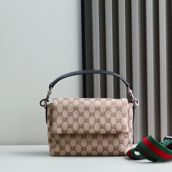 Gucci Monogram Canvas Top Handle Bag image 1