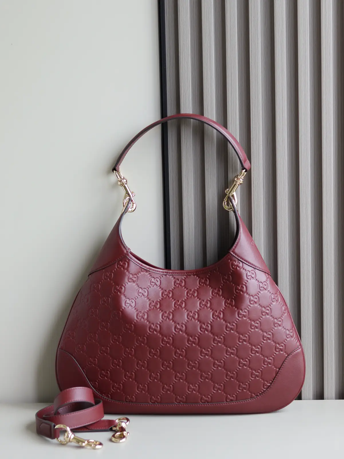 Gucci GG Embossed Shoulder Bag image 1