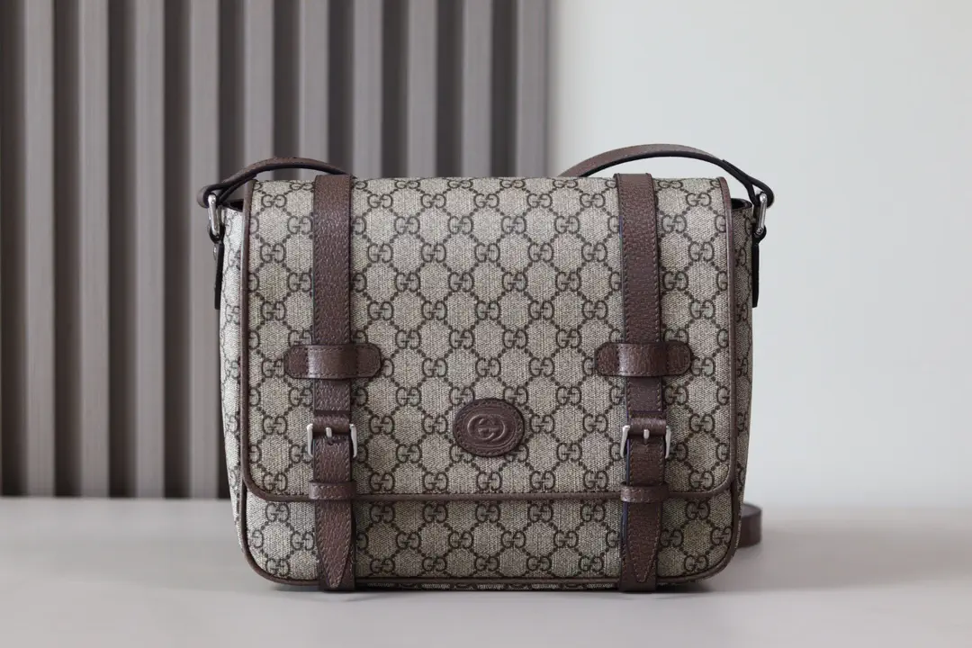 Gucci Monogram Messenger Crossbody Bag image 1