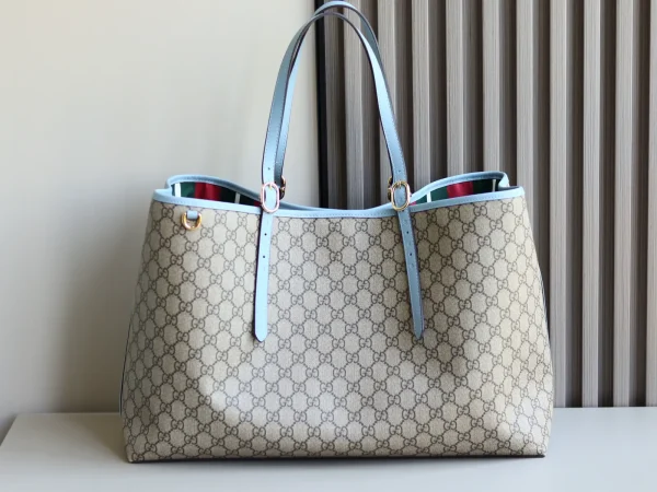 Gucci GG Emblem Large Tote Bag image 1