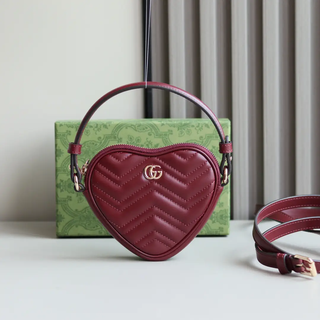 Gucci Marmont Heart-Shaped Mini Top Handle Bag image 1