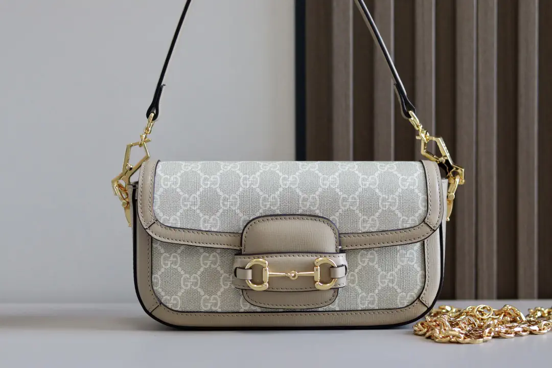 Gucci Horsebit 1955 Monogram Shoulder Bag image 1