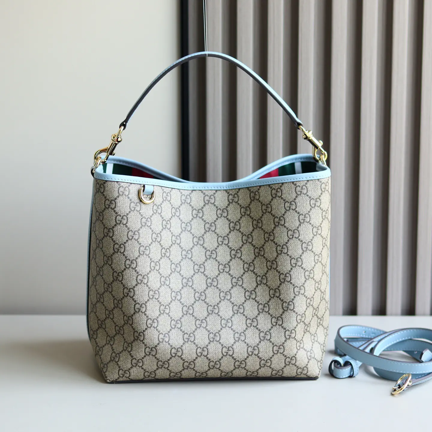 Gucci Monogram Bucket Bag image 1