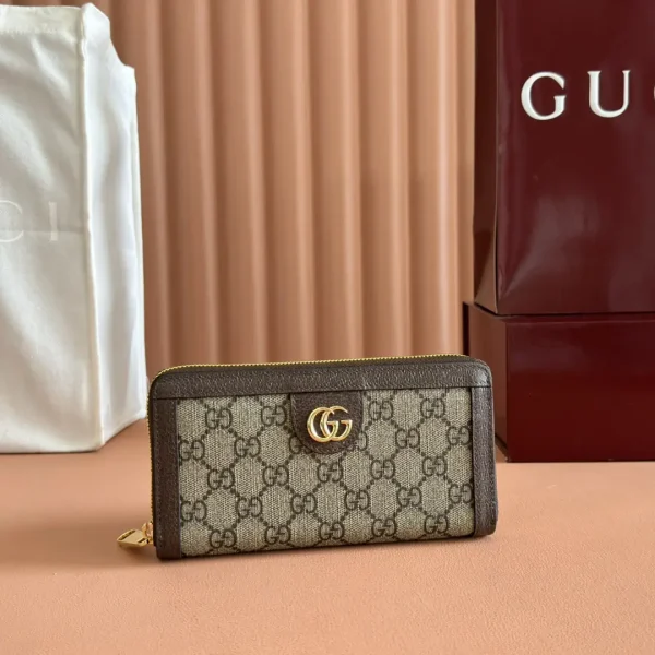 Gucci Ophidia Monogram Zip Around Wallet image 1