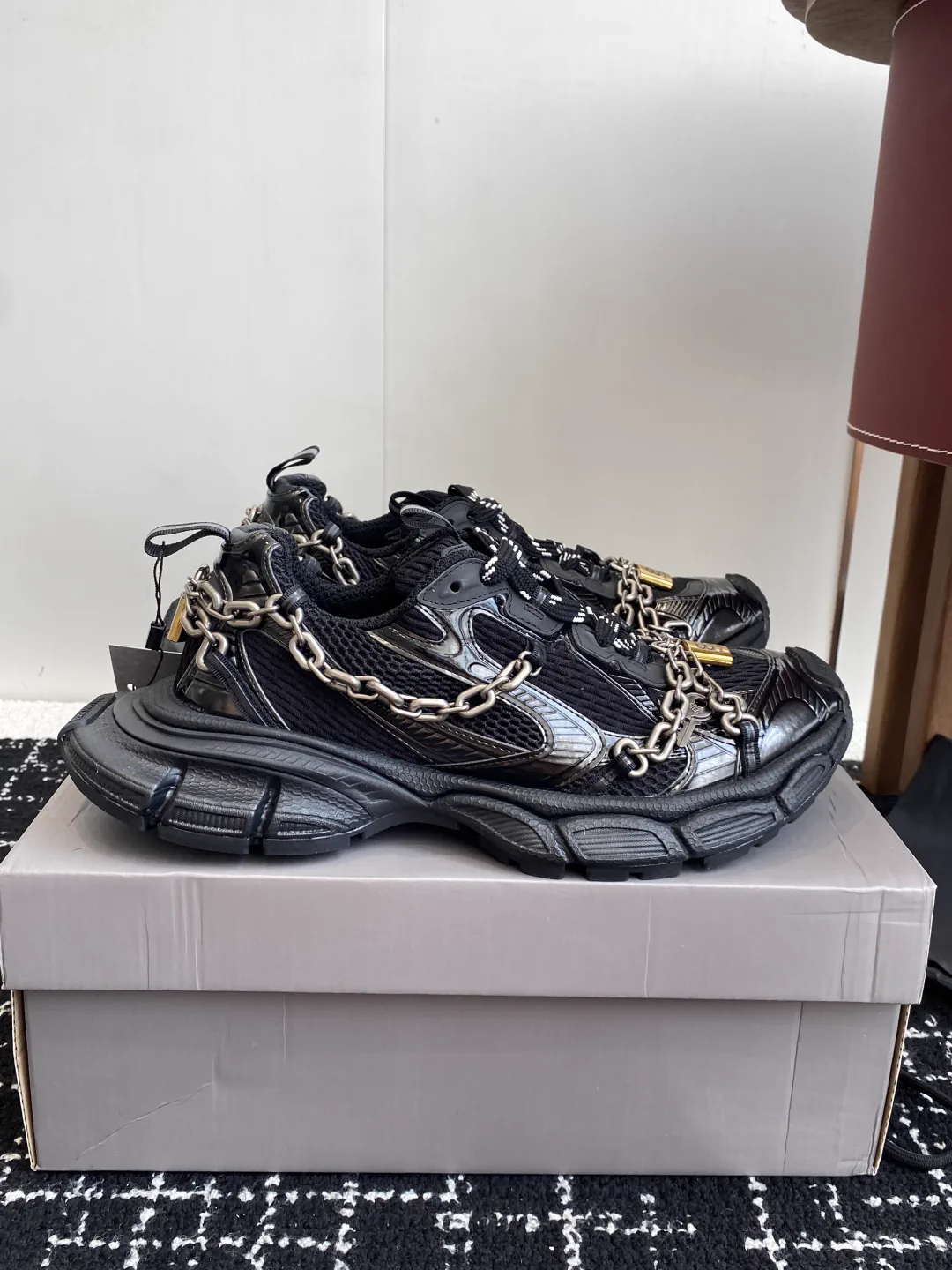 Balenciaga 3XL Chain Lock Chunky Sneakers image 1