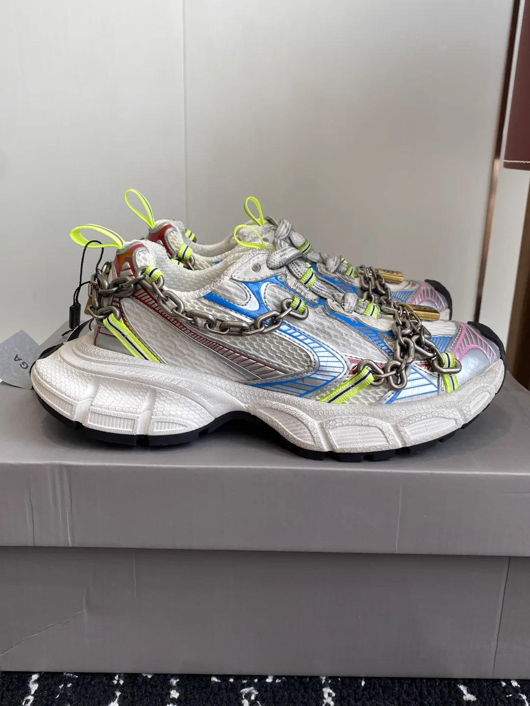 Balenciaga 3XL Chain Lock Chunky Sneakers image 1