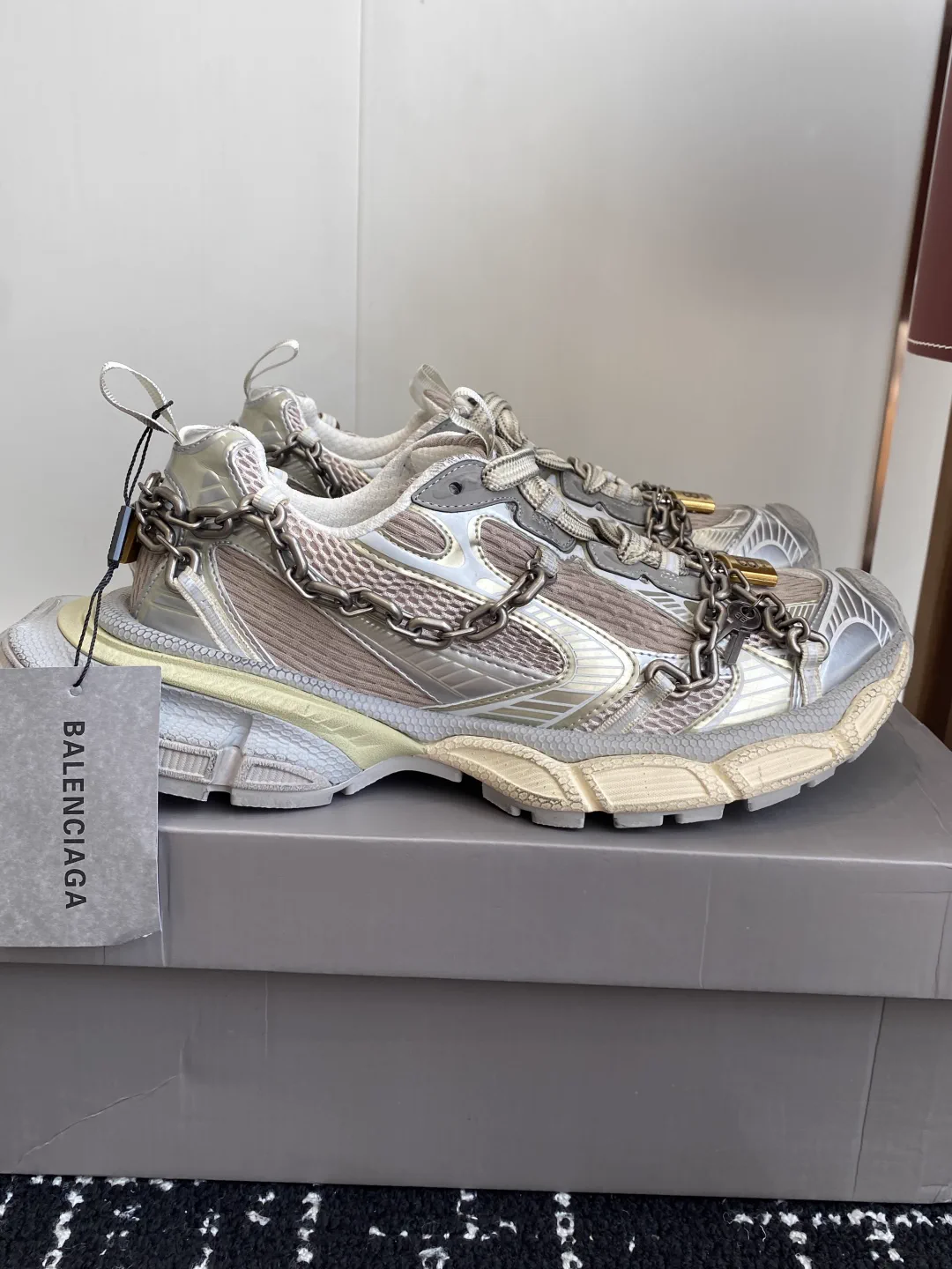 Balenciaga 3XL Chain Lock Chunky Sneakers image 1