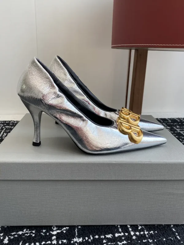 Balenciaga 25s Spring Summer New Double B Buckle Pointed Toe Pumps image 1