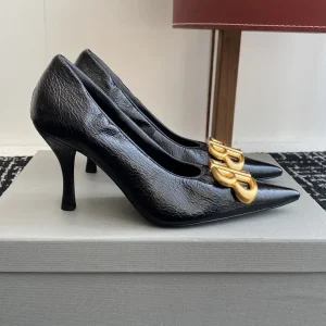 Balenciaga 25 Spring Summer Double B Buckle Pointed Toe Pumps image 1