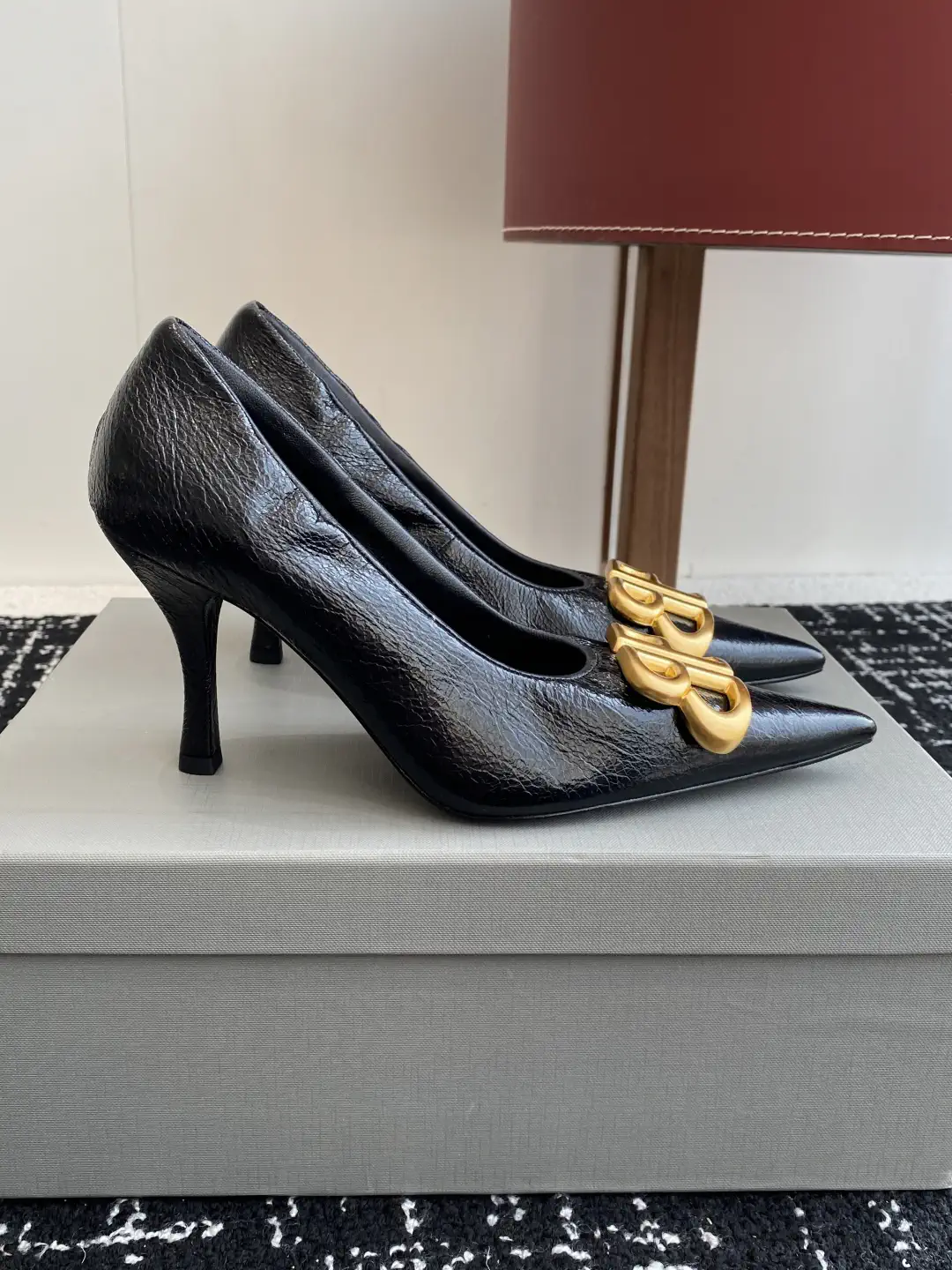 Balenciaga 25 Spring Summer Double B Buckle Pointed Toe Pumps image 1