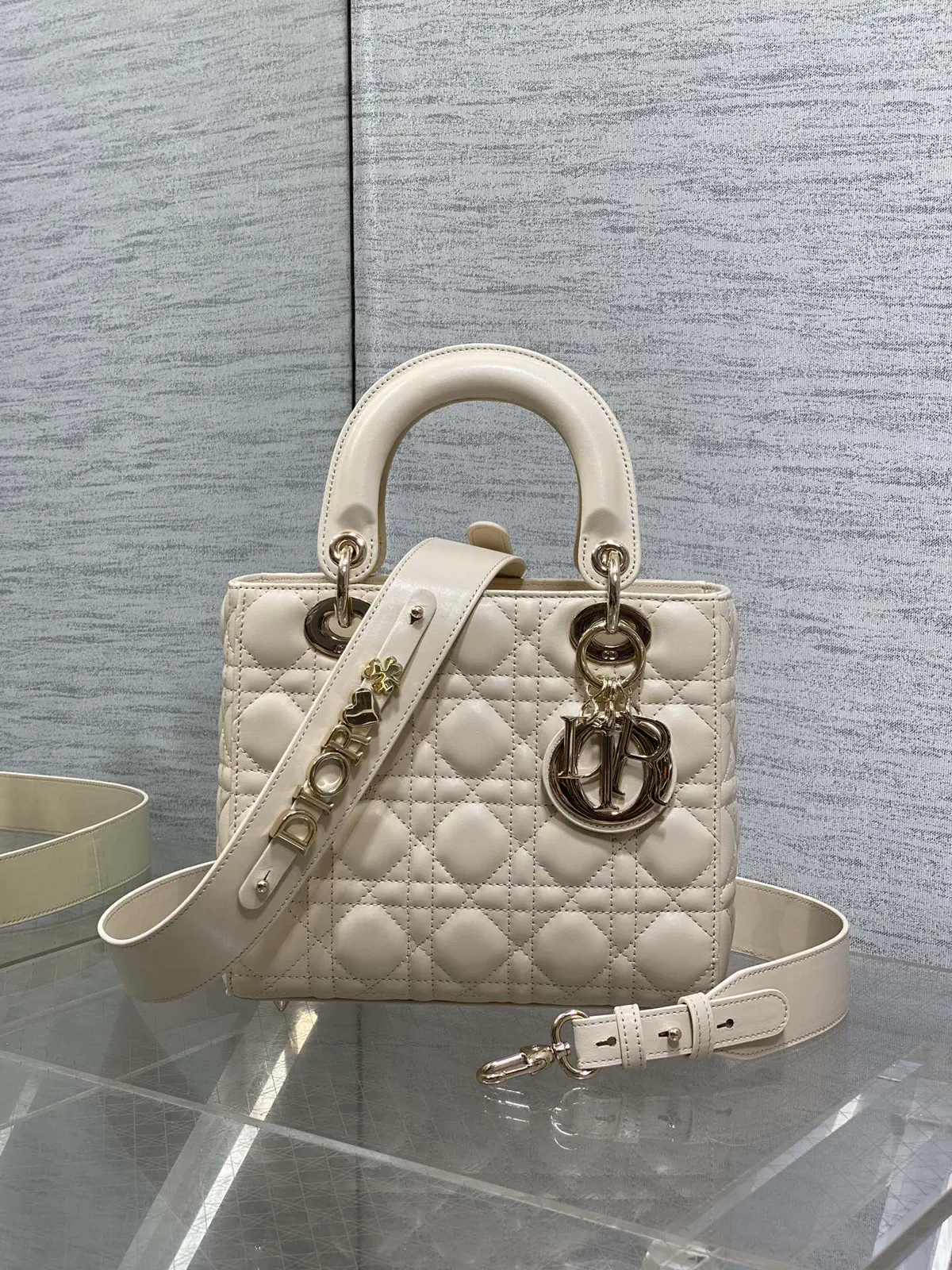 Dior Quilted Top Handle Bag image 1