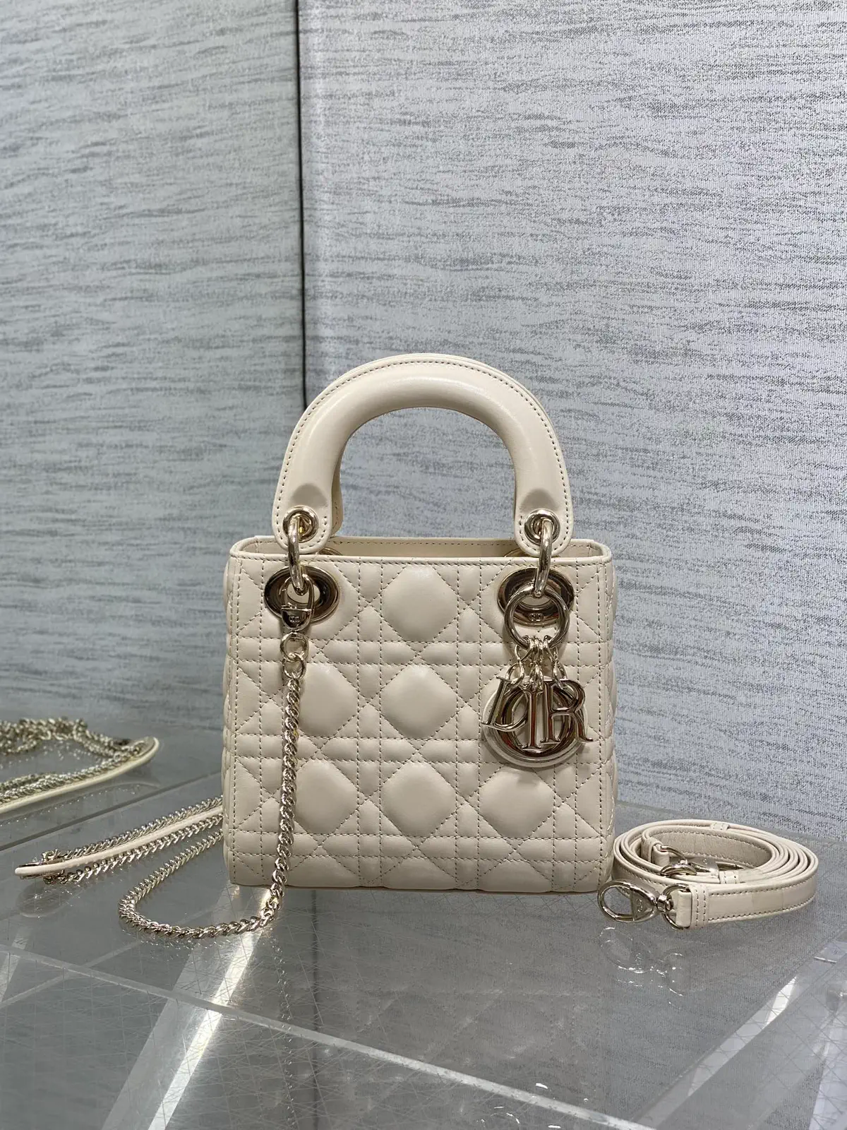 Dior Quilted Top Handle Bag image 1