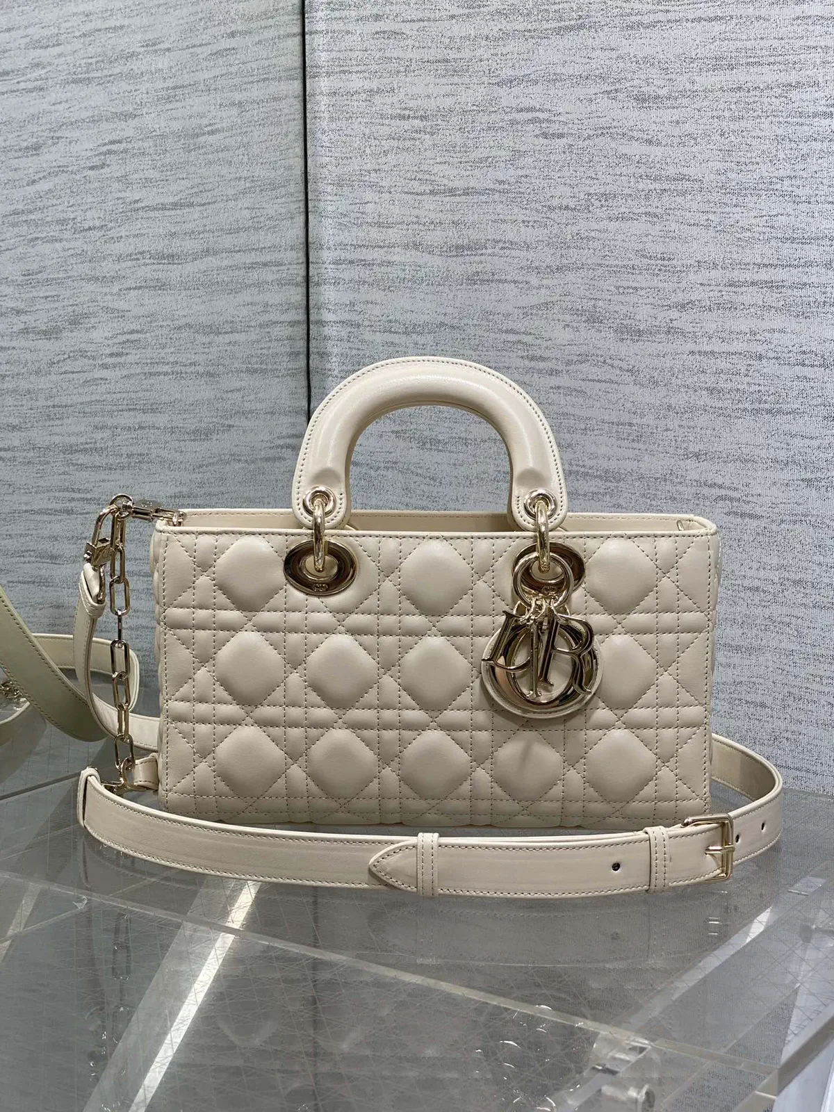 Dior Quilted Top Handle Bag image 1