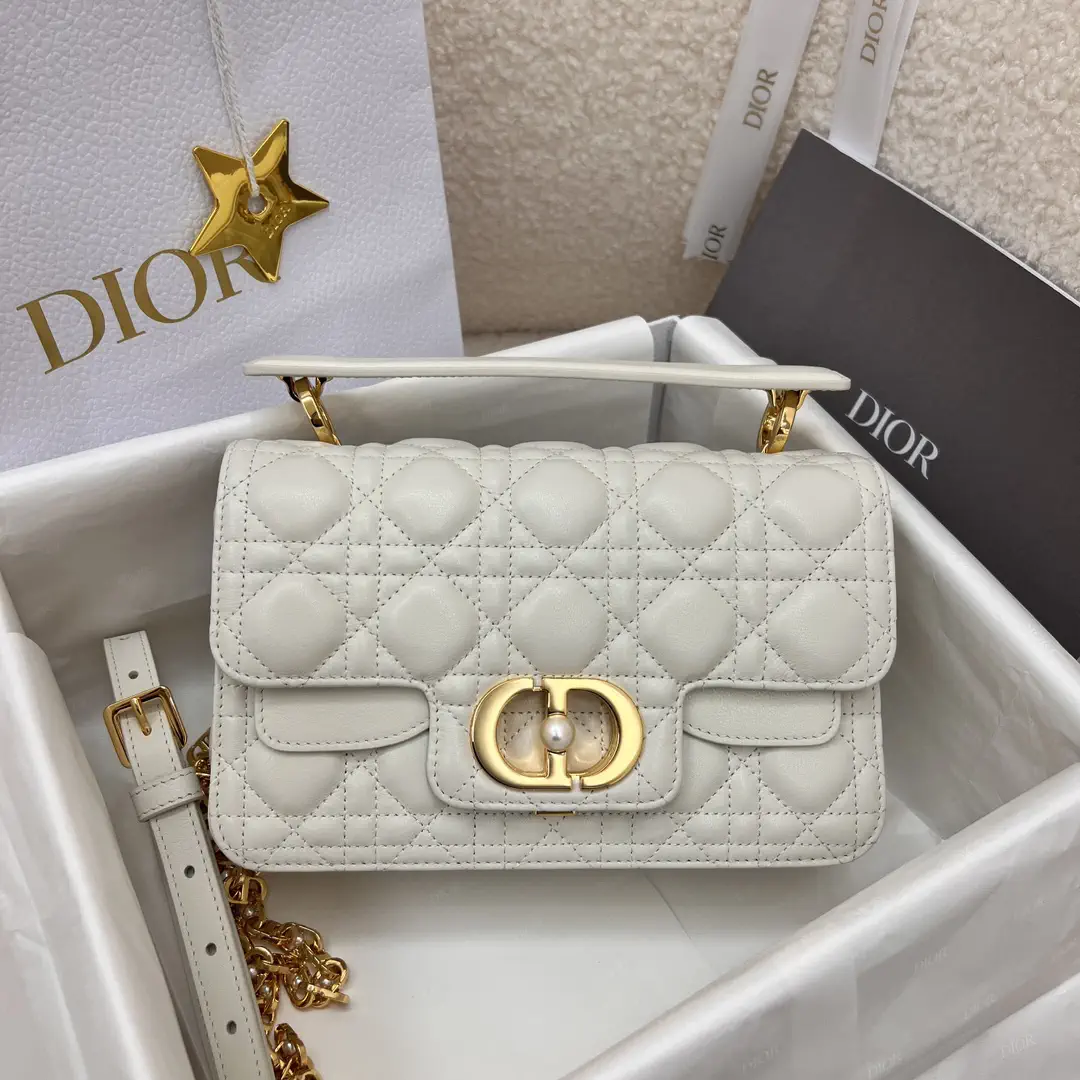 Dior Quilted Top Handle Crossbody Bag image 1