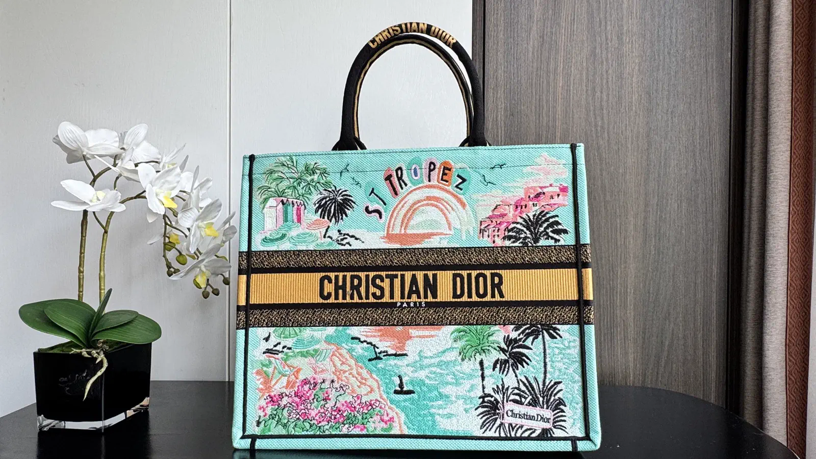 Dior Saint-Tropez Themed Book Tote Bag image 1