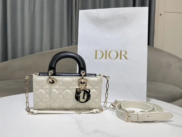 Dior Lady D-Joy Quilted Top Handle Bag image 1