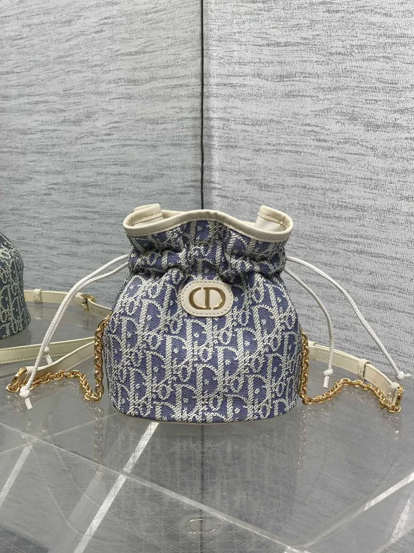 Dior Monogram Drawstring Bucket Bag image 1