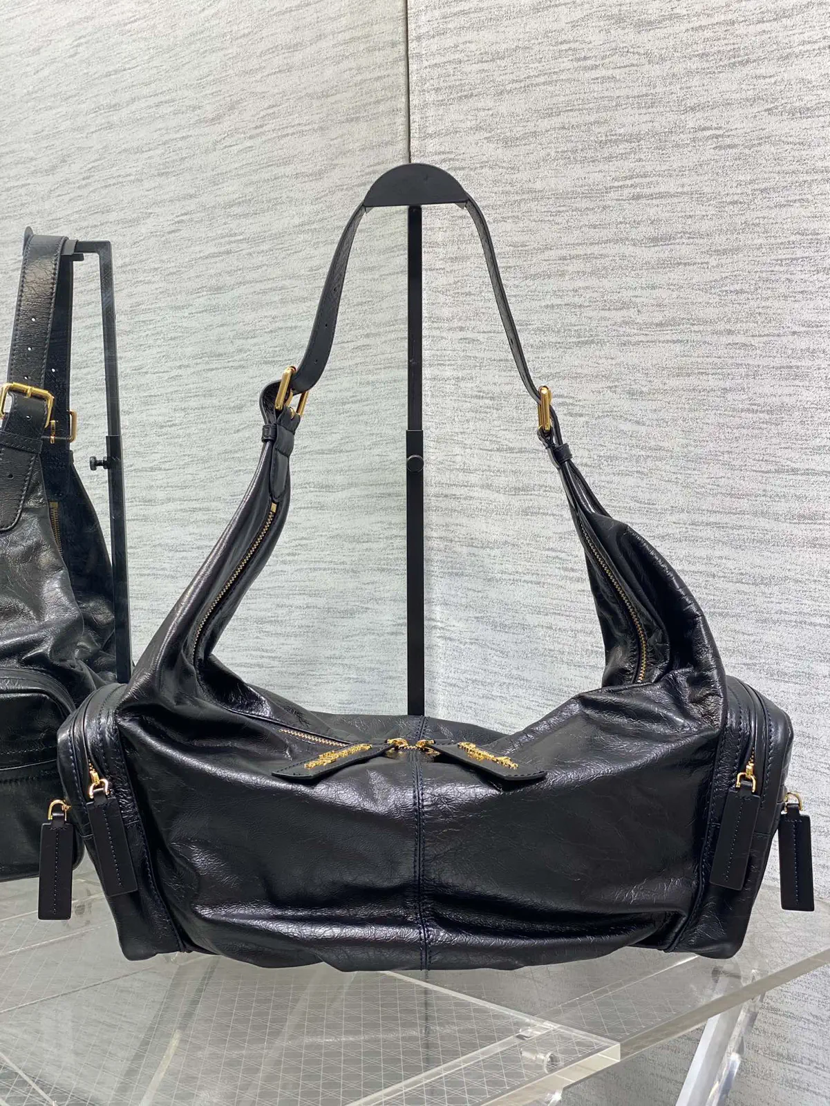 Dior Grand Tour Soft Leather Shoulder Bag image 1