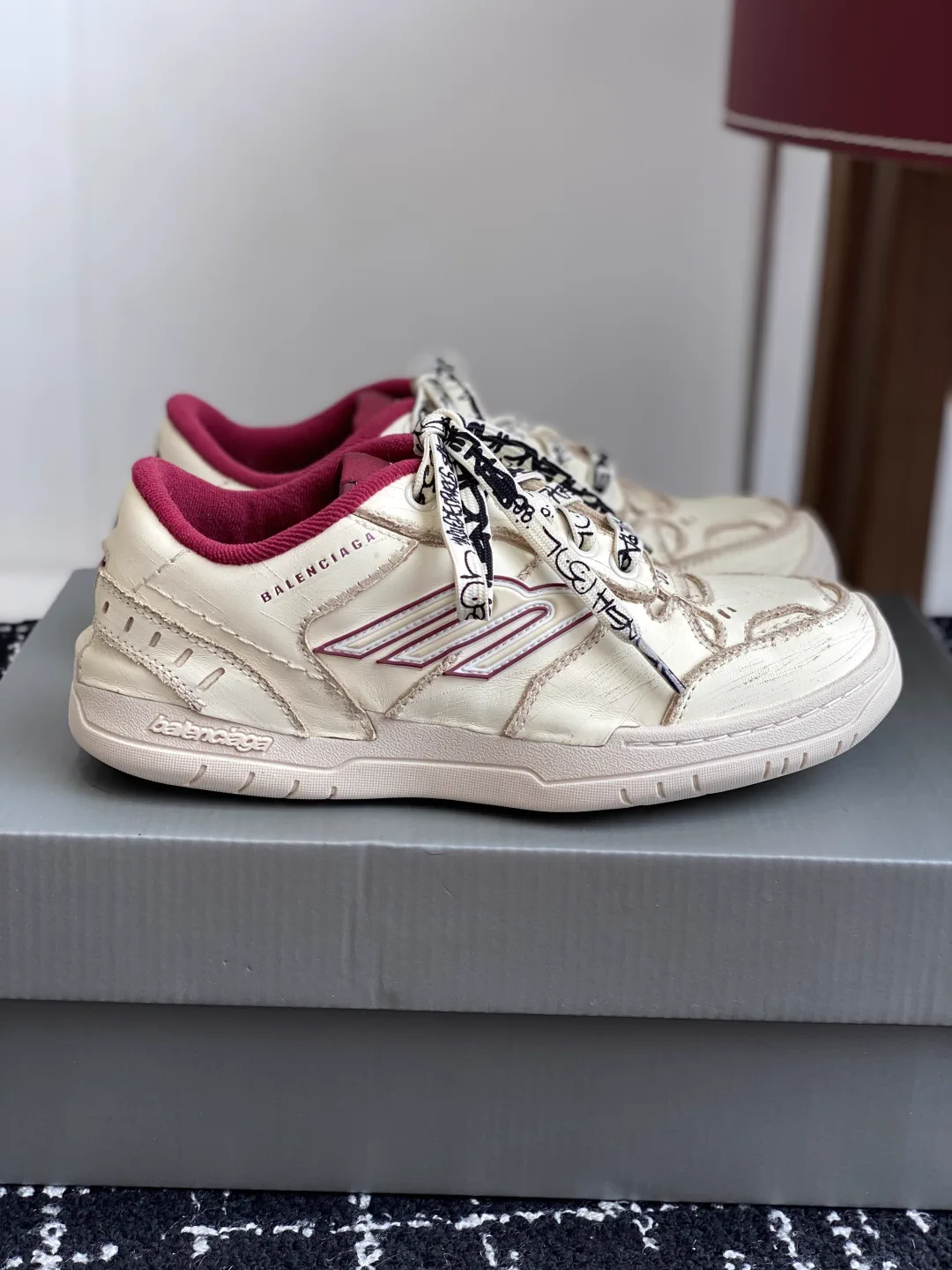 Balenciaga Hamptons Worn-Out Sneakers image 1