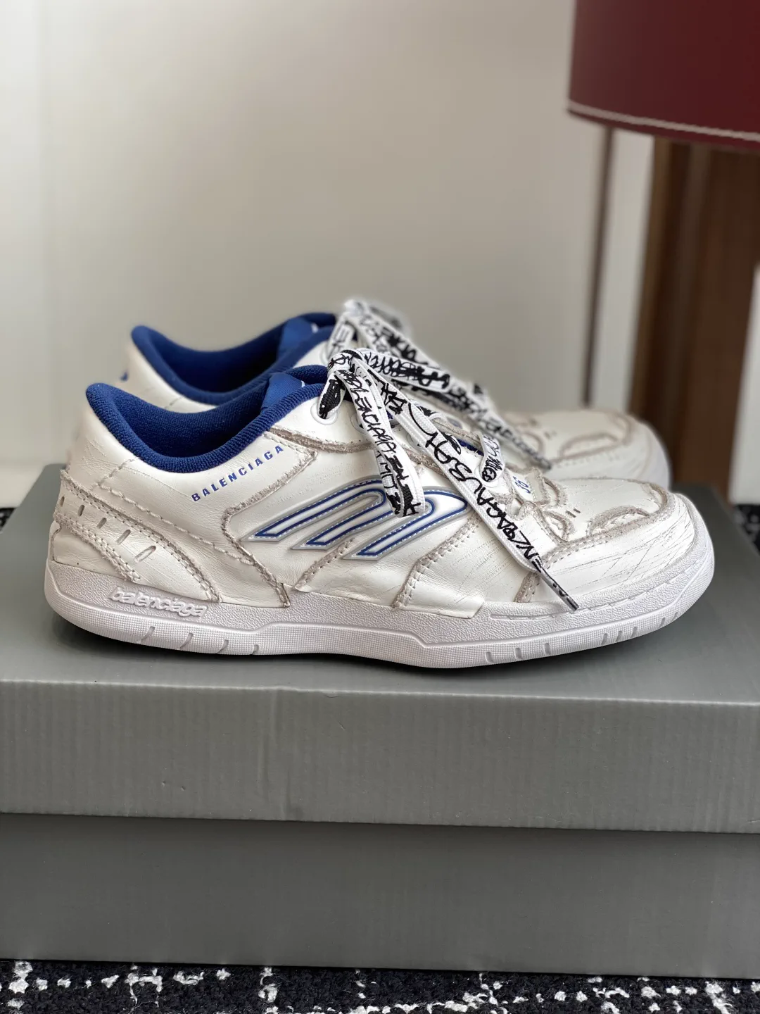 Balenciaga Hamptons Worn-Out Sneakers image 1