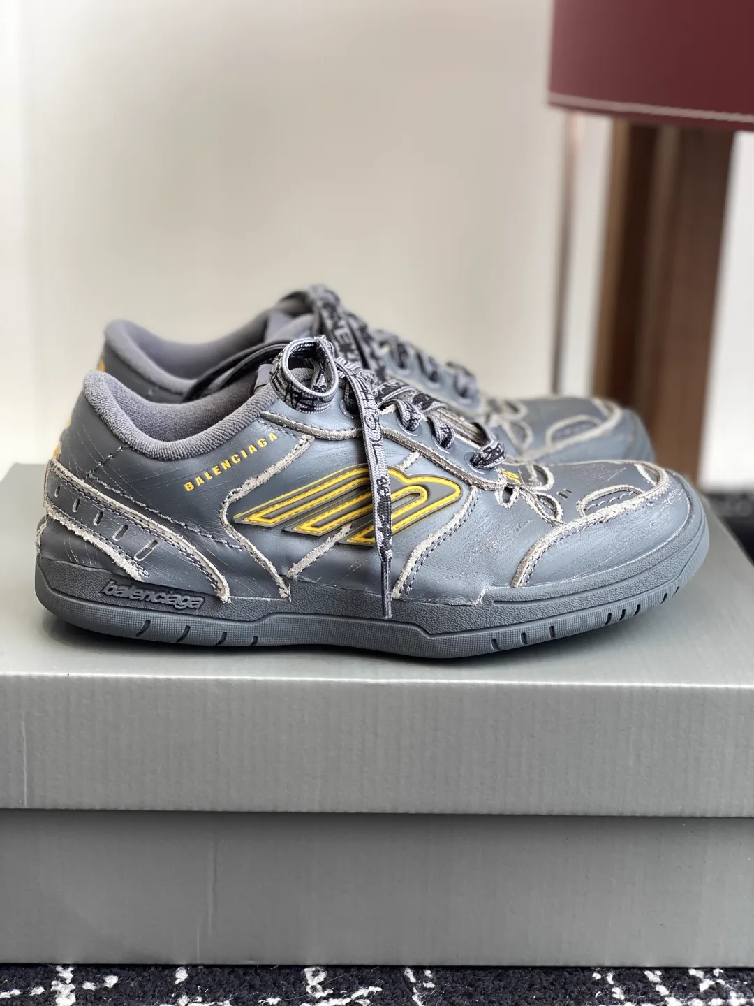 Balenciaga Hamptons Worn-Out Sneakers image 1