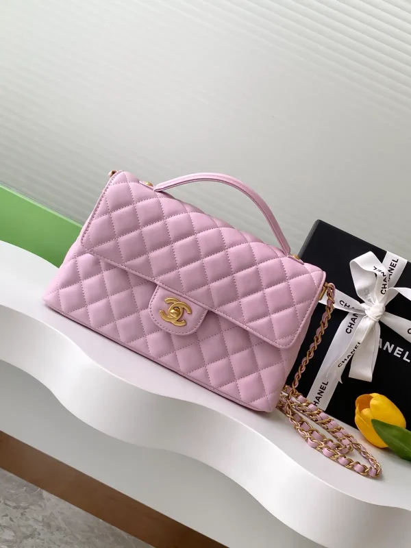 Chanel Quilted Top Handle Bag image 1