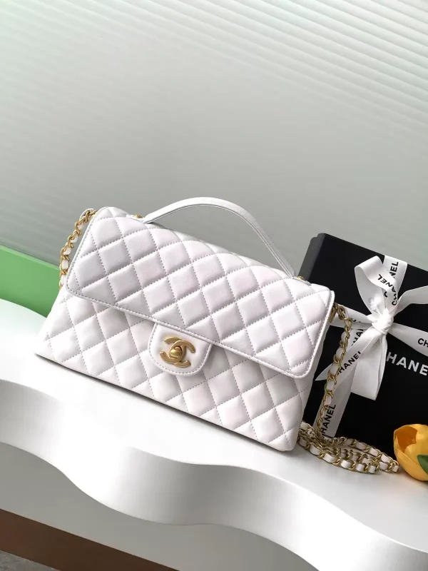 Chanel Quilted Top Handle Bag image 1