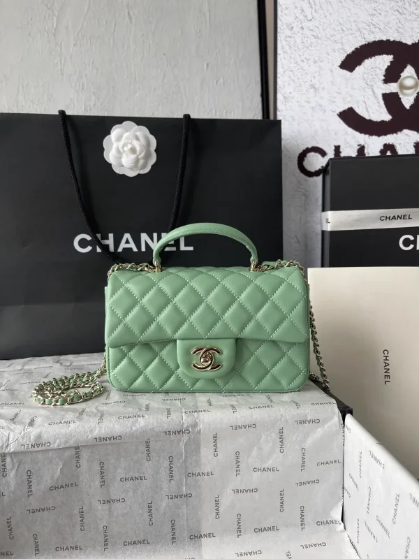Chanel Quilted Top Handle Bag image 1