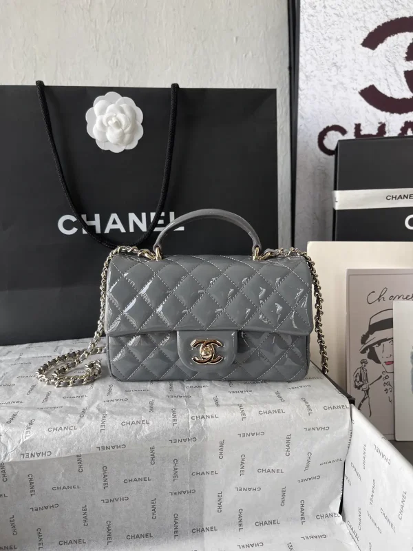 Chanel Quilted Top Handle Bag image 1
