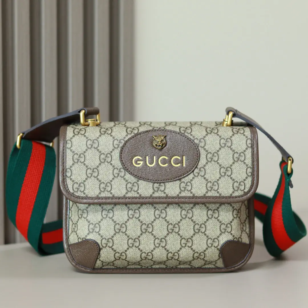 Gucci Double Layer Tiger Head Belt Bag image 1