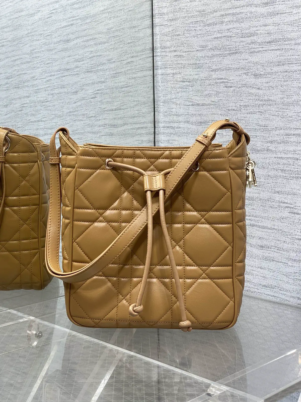 Dior Quilted Bucket Bag image 1