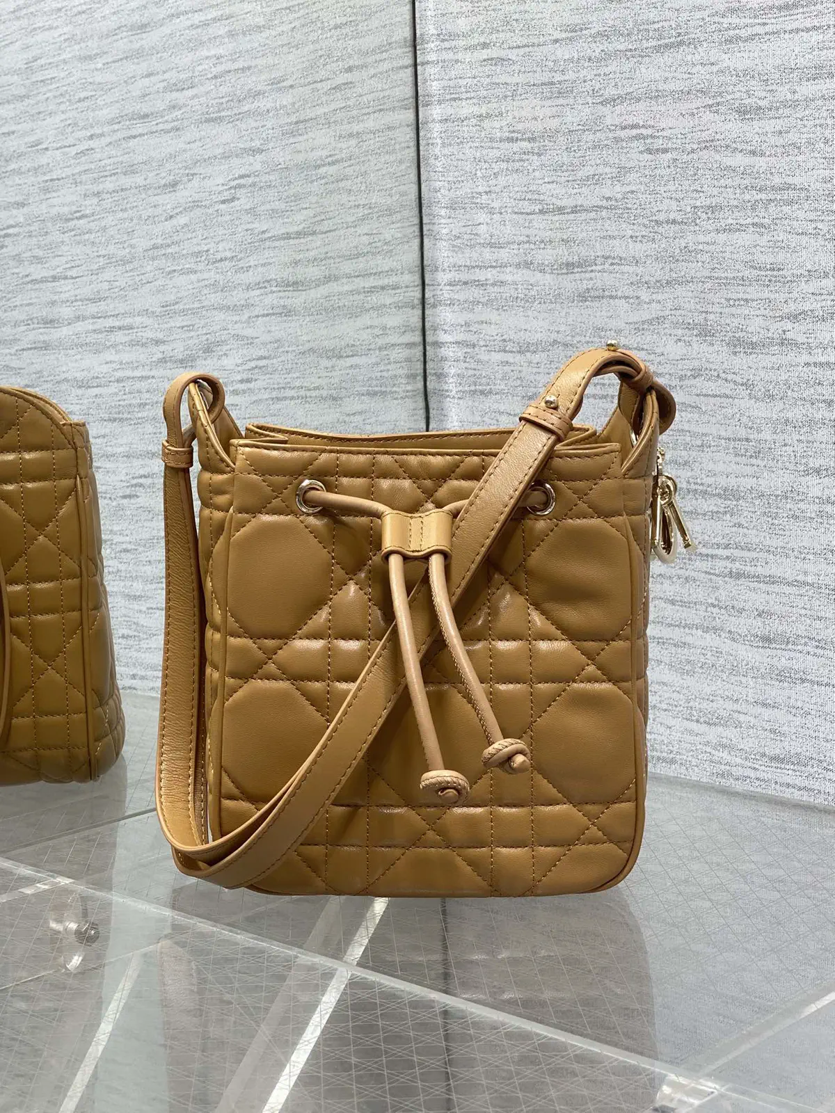 Dior Quilted Bucket Bag image 1