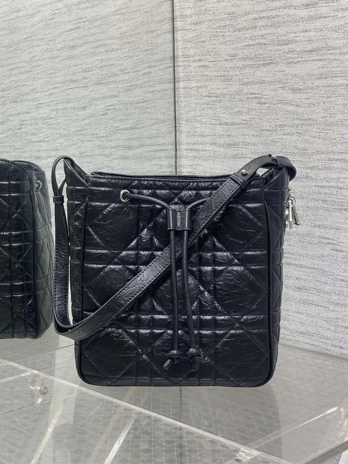 Dior Quilted Bucket Bag image 1