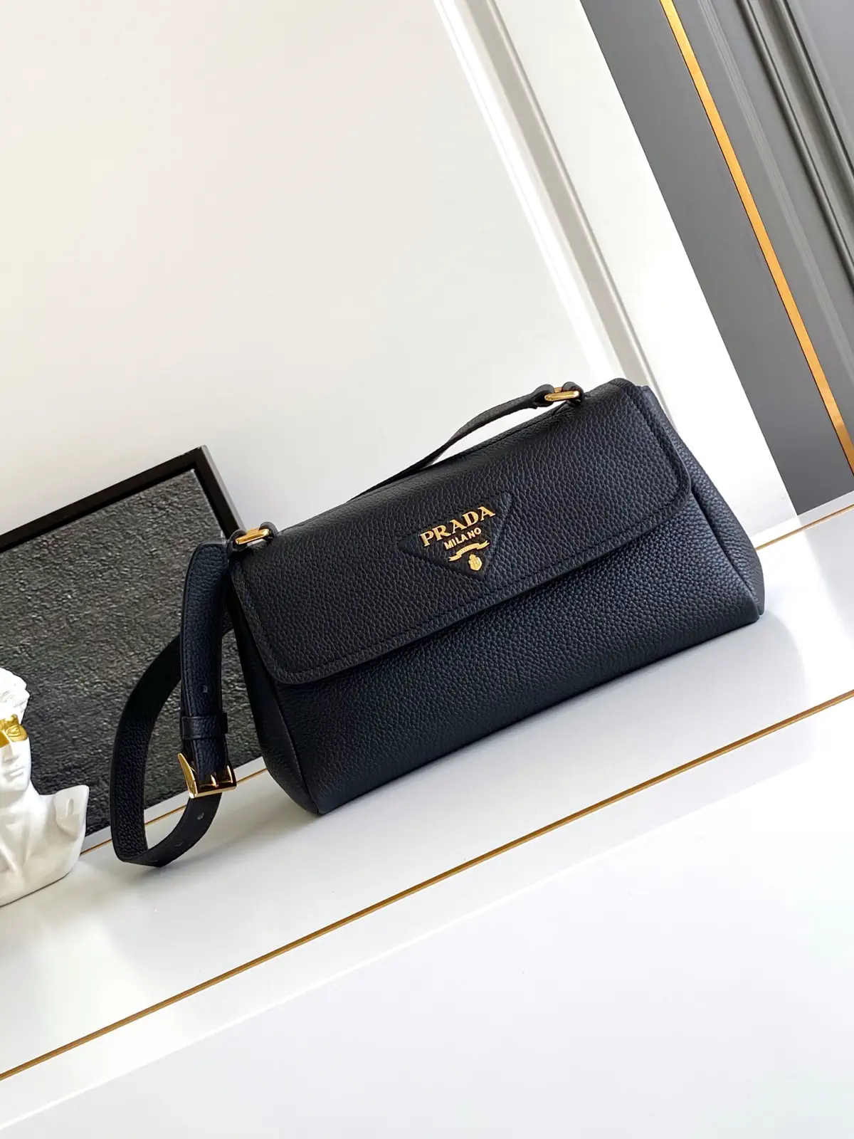 Prada Leather Shoulder Bag image 1