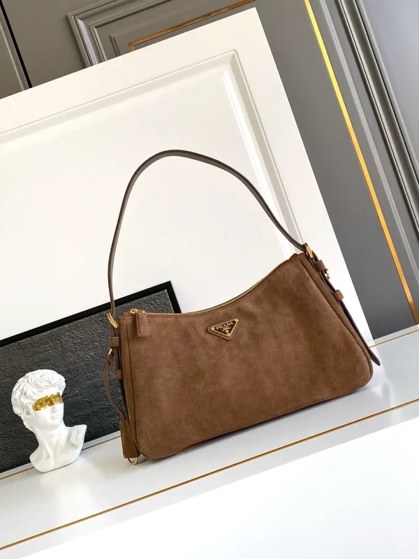 Prada Suede Shoulder Bag image 1