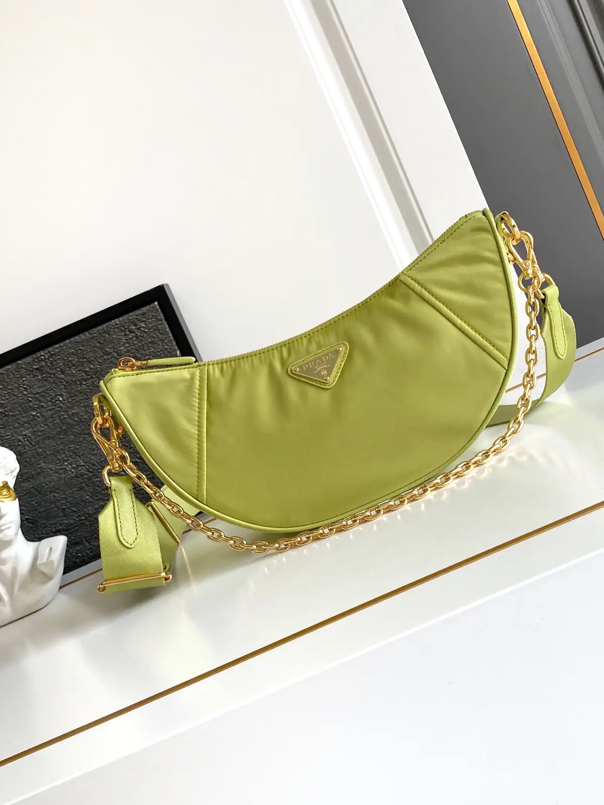 Prada Re-Nylon Crescent Crossbody Bag image 1