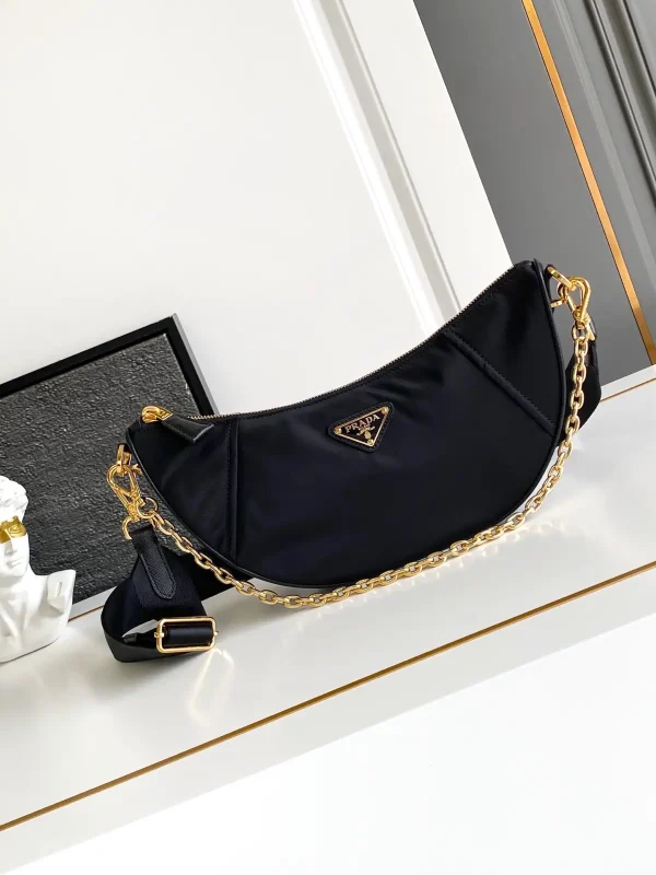 Prada Re-Nylon Crescent Shoulder Bag image 1