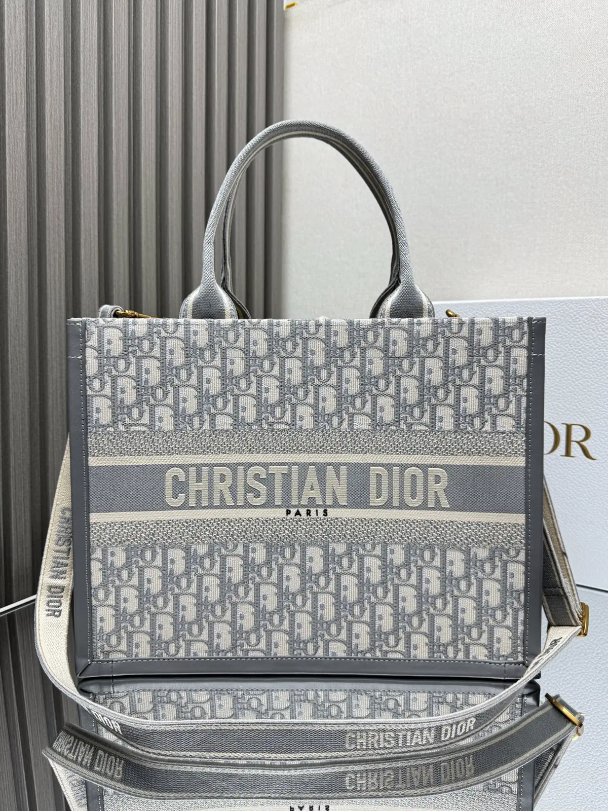 Dior Monogram Book Tote Bag image 1