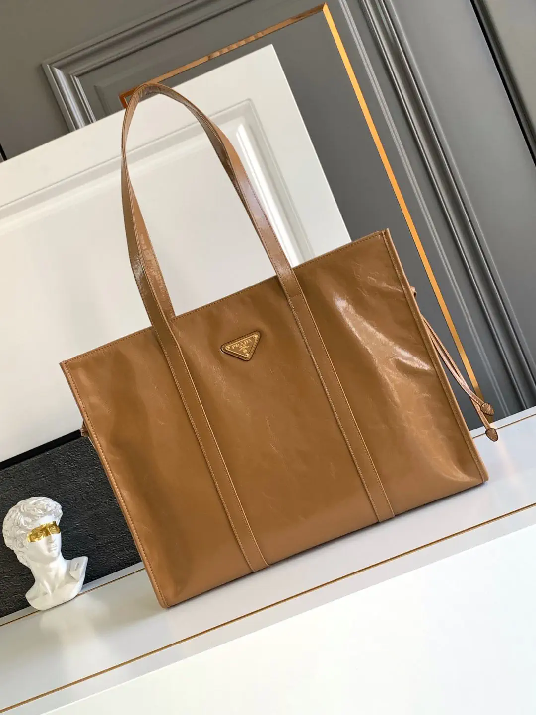 Prada Leather Tote Bag image 1