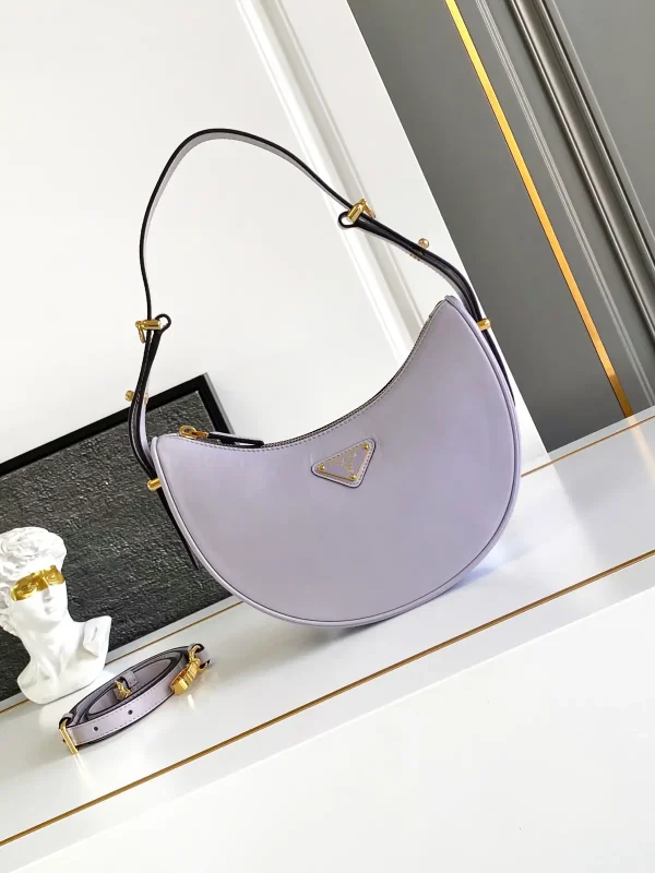 Prada Hobo Leather Shoulder Bag image 1