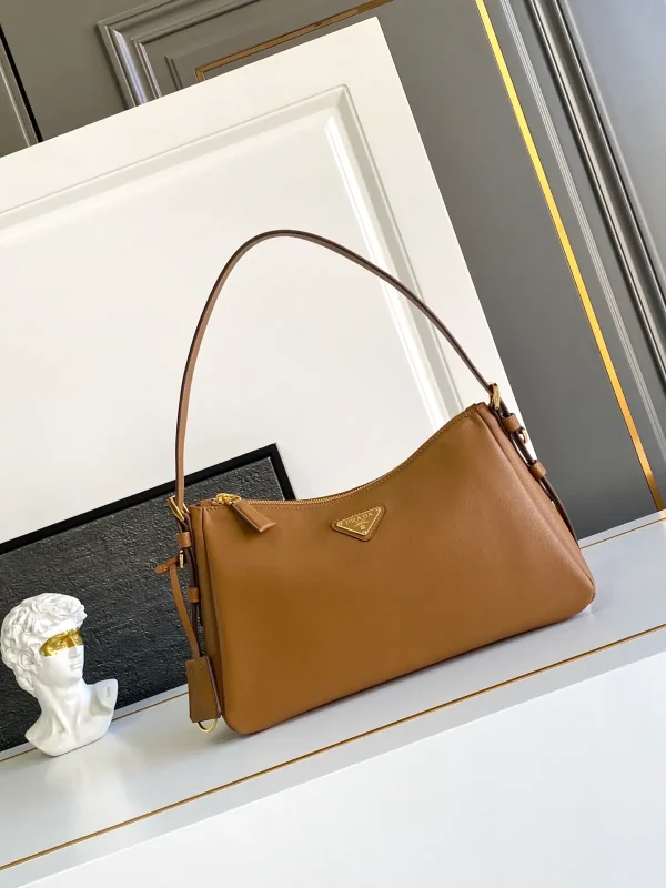 Prada Leather Hobo Shoulder Bag image 1