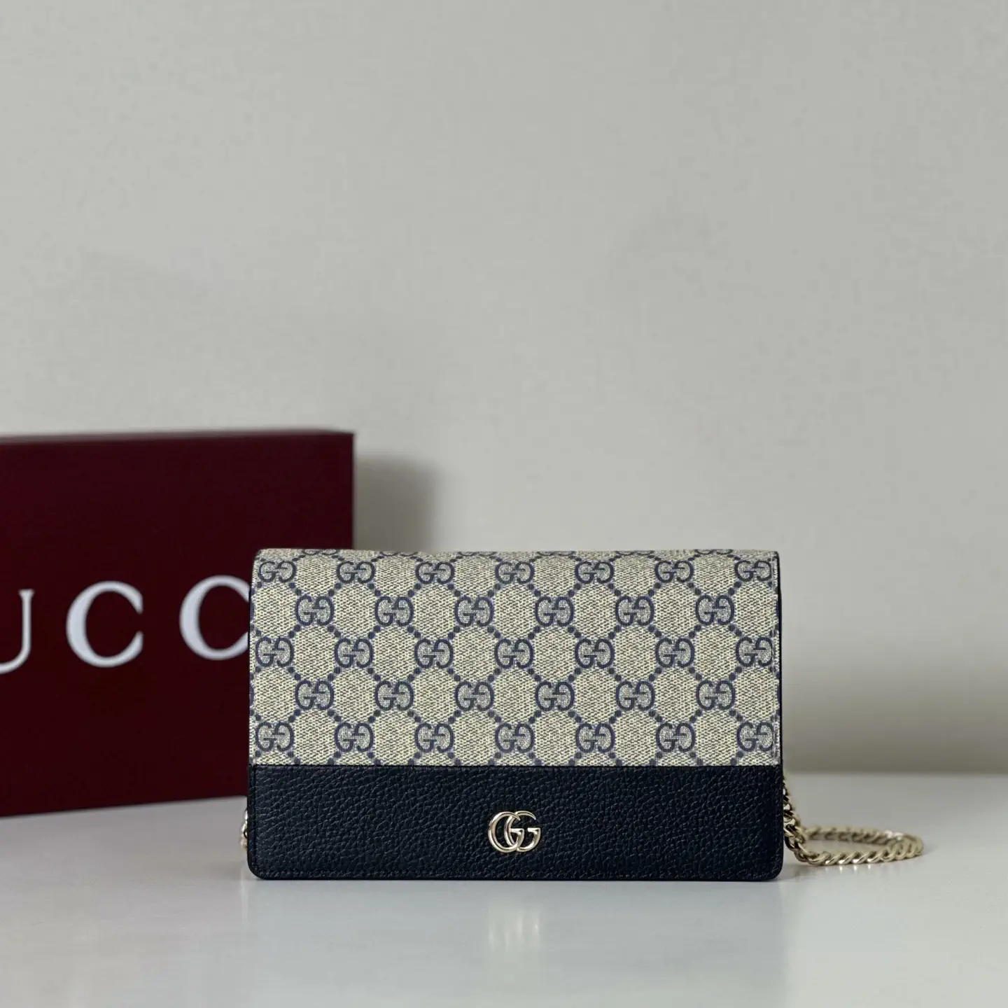 Gucci Monogram Chain Crossbody Bag image 1