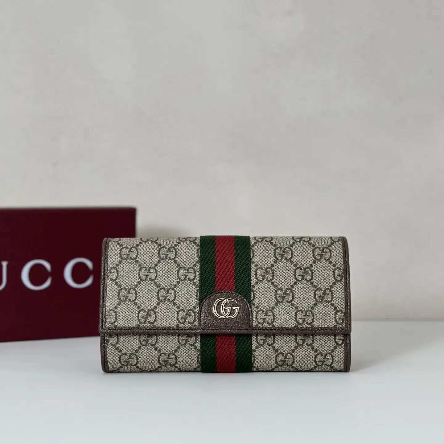 Gucci Monogram Web Stripe Wallet image 1